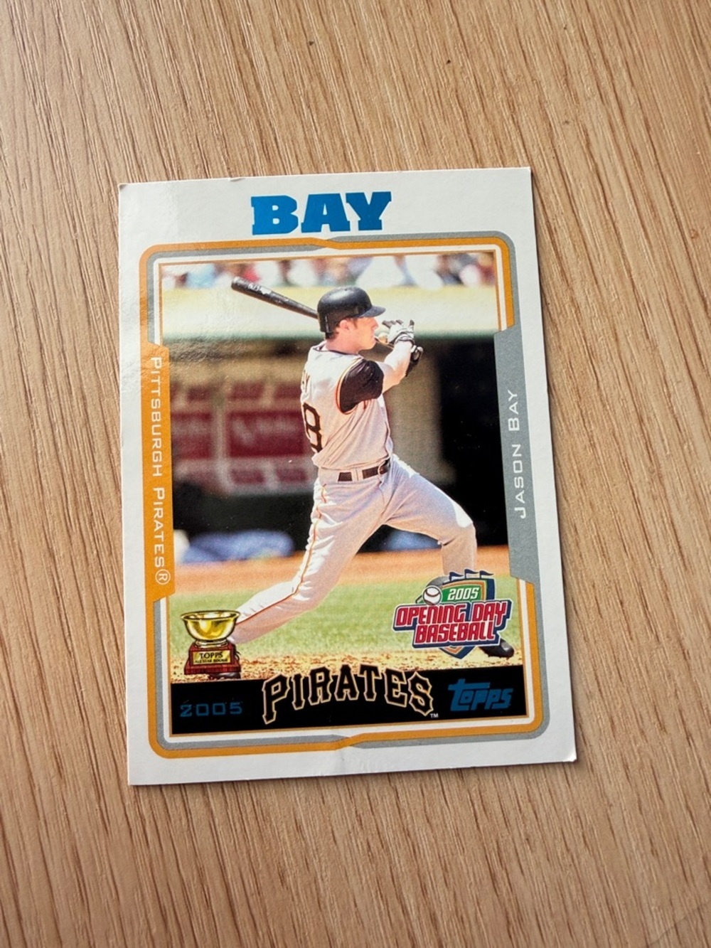 Topps Jason Bay Baseball Card - Blue, Black, White, Gold